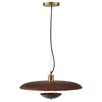 MIRODEMI® Seborga | Nordic Style Hanging Lamp for Dining Room, Auburn, Dia17.7xh7.3+59.1''