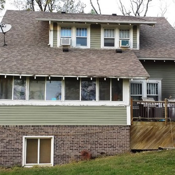 Everlast Polymeric Siding installed: