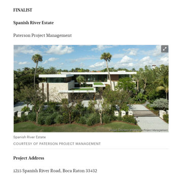 South Florida Business Journal Top 3 Finalist at the 2025 Structure Awards