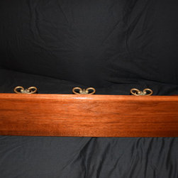 Walnut Wall-Mount Coat Rack - Coatracks And Umbrella Stands