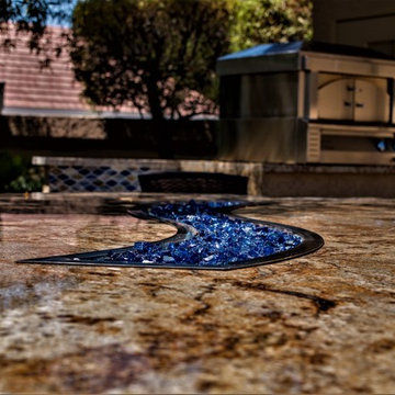 Project Outdoor Kitchen + Fire Table