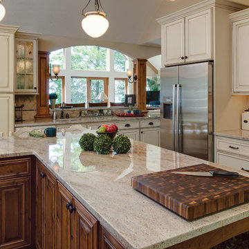 StarMark Cabinetry Kitchen in Rustic Alder by Designs by Dawn