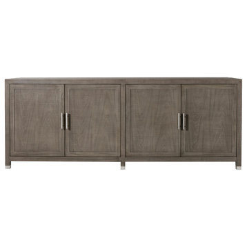 Gray Ash Four Door Credenza, Andrew Martin Raffles