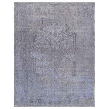 Pasargad Vintage Lahores Collection Hand-Knotted Wool Area Rug, 9'5"x12'6"