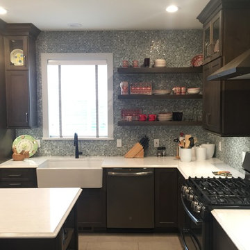 Modern Red Kitchen
