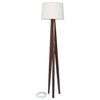 Tripod Floor Lamp, Olive Cord, 55"