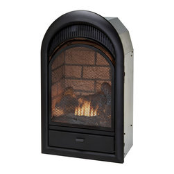 Duluth Forge - Duluth Forge Dual Fuel Ventless Gas Fireplace Insert - 15,000 BTU, T-Stat - Indoor Fireplaces