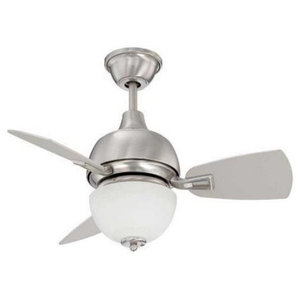 44 Airlift Fan Brushed Steel Contemporary Ceiling Fans By