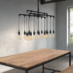 Zuo Maldonite Ceiling Lamp Steel - SKU: 98268 - Pendant Lighting