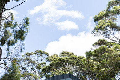 Inspiration for a modern home design in Hobart.