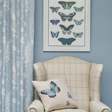 Laura Ashley Cool Blue Living Room