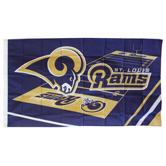 3 ft x 5 ft Polyester NFL Flag - Saint Louis Rams