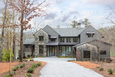 Inspiration for a rustic exterior home remodel in Other