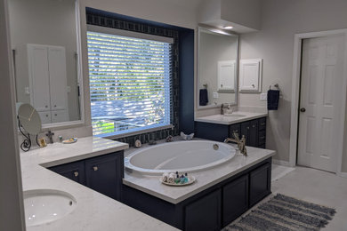 Inspiration for a transitional bathroom remodel in Houston