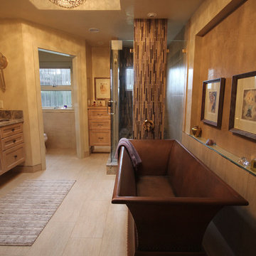 Master Bath Extreme Eclectic Makeover