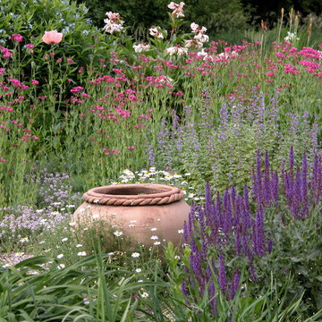 A joyful perennial garden, Sudbury MA