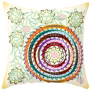 Vibrant Mandala Pillow Case