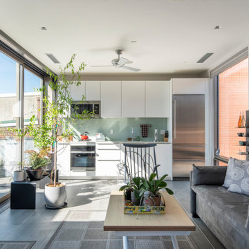 New, contemporary home with automation and control