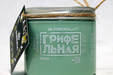 Siberia Kraft грифельная краска. Цвет: Перечная мята