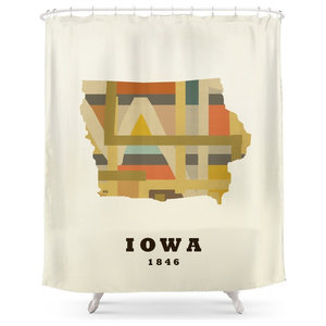 Spy Hunter Shower Curtain Contemporary Shower Curtains By