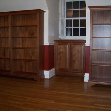 Custom Mahogany Bookcases