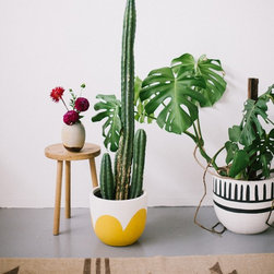 Mustard Petals Pot | Pop & Scott - Indoor Pots And Planters