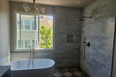 Inspiration for a bathroom remodel in Orange County