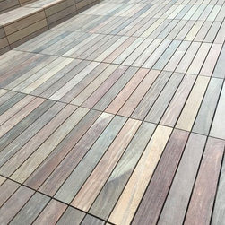 Floating IPE deck - Deck Tiles And Planks