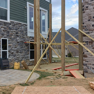 Union | 2-Story Covered Octagon Custom Deck
