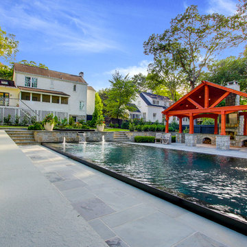 Perimeter Overflow Pool and Spa