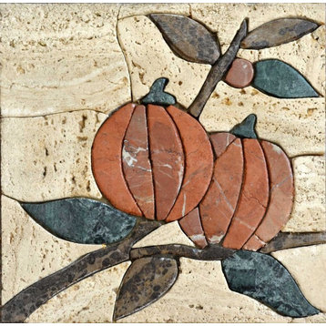 Mosaic Patterns, Pumpkins, 12"x12"