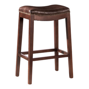 Solid Wood Saddle Bar Stools Are The Perfect nolan scooped saddle counter stool