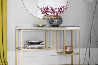 Gallery Direct Pippard Champagne Console Table