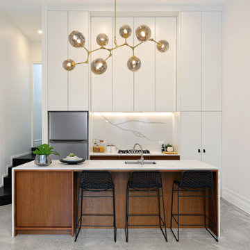 Stunning White and Veneer Renovation Leichhardt