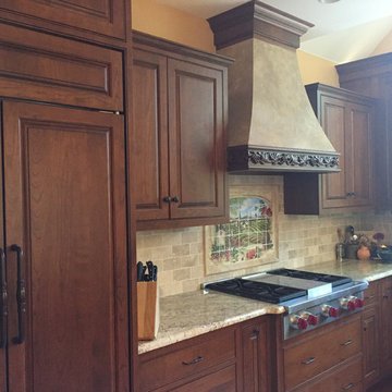 Travertine Marble Range Hood