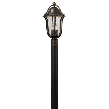 Hinkley Lighting 2641 Bolla 3 Light Tall Post Light - Olde Bronze