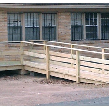 Wheelchair Ramp with Deck