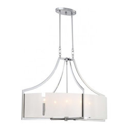 Beautiful 6 Light Pendant Lighting by Minka Lavery in Chrome finish - Lighting