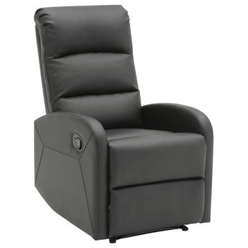 Dormi Recliner Chair, Black PU