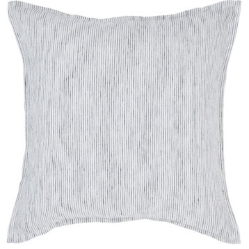 Syden White/Black Linen Pillow