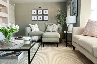 This is an example of a traditional living room in Gloucestershire.