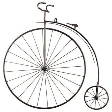 Victorian Bicycle Wall Hanging, 2-Piece Set