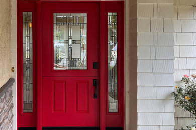 Elegant entryway photo in Orange County