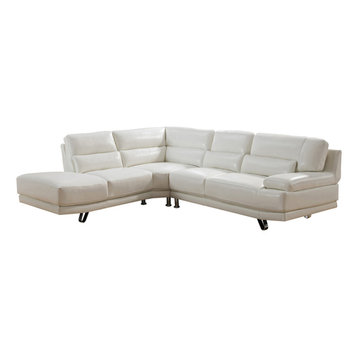 Gray Leather Sectional Sofas, Nico Top Grain Leather Power Reclining Sectional With Chaise