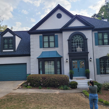 Painted Brick Transformation - Buford, GA