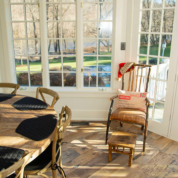 Reclaimed White Oak Barn Wood Floor in Bucks County, PA