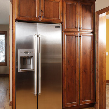 Door style: Arlington | Species: Rustic Alder | Finish: Autumn with Walnut
