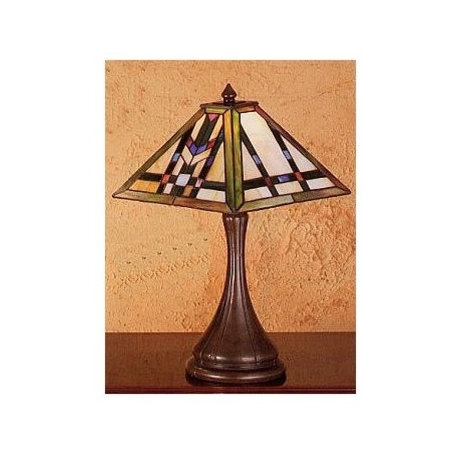 Meyda Tiffany 31250 Stained Glass / Tiffany Accent Table Lamp - Tiffany Glass