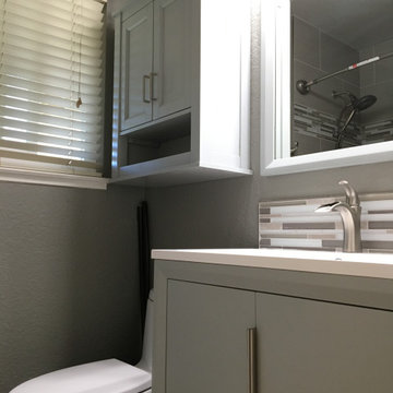Simple Clean Colors & Finishes Make a Small Space Look Bigger!