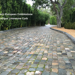 06. Reclaimed SANDSTONE Cobblestone, 5" x 5" - Landscaping Stones And Pavers